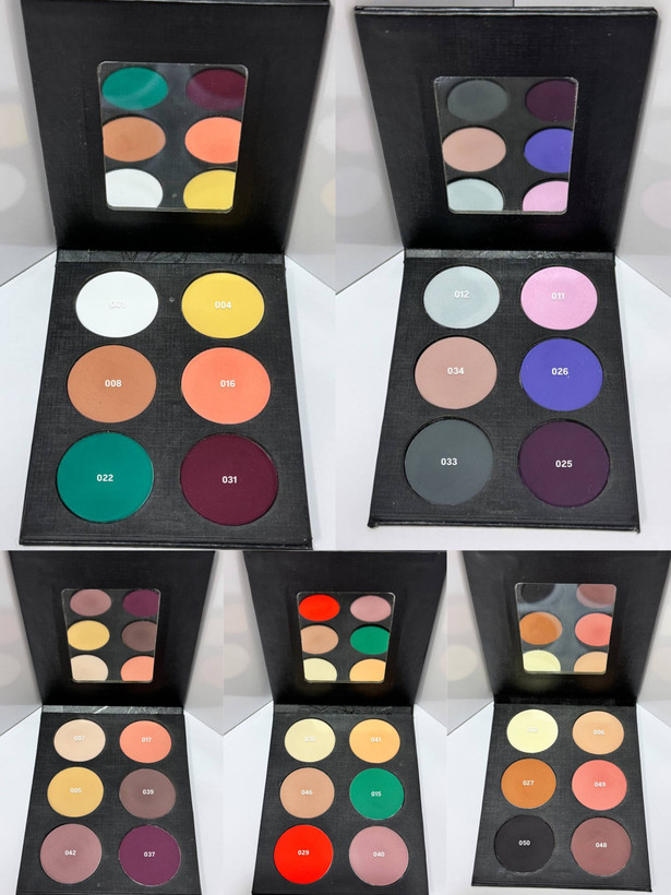 پالت سایه مات ۵۰ رنگ فرنا FARNA با پیگمنت بالا