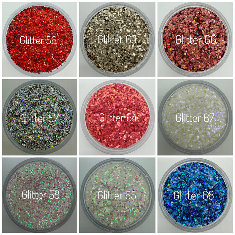 گلیتر هولوگرامی فرنا FARNA رنگ F درخشش الماسی