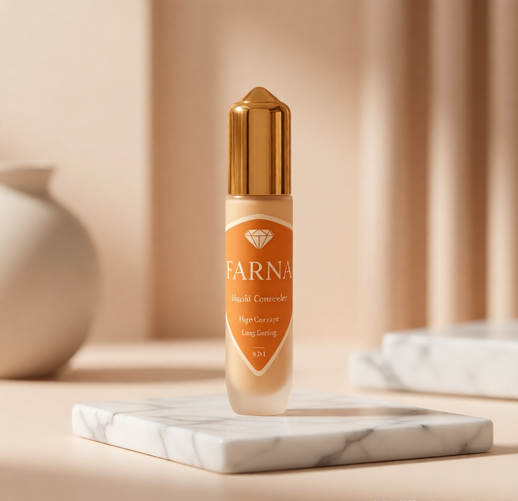 کانسیلر سبک و با دوام برند فرنا FARNA مناسب میکاپ روزانه